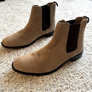 Mens beige chelsea boots